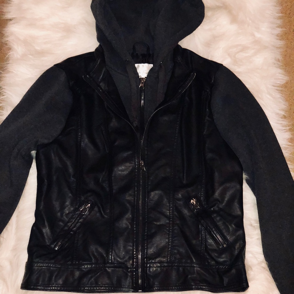 White fox, Tillys pleather jacket